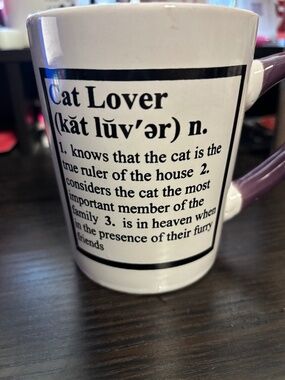 Cat lover coffee mug